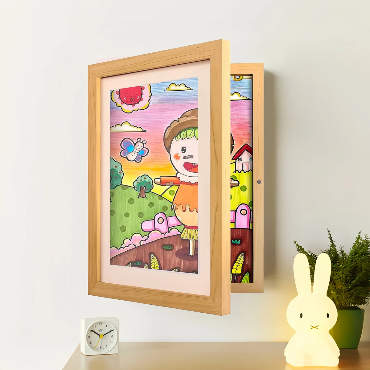 Cornice Ricordo - Cornice Per Disegni di Bambini — Legno, foto 11