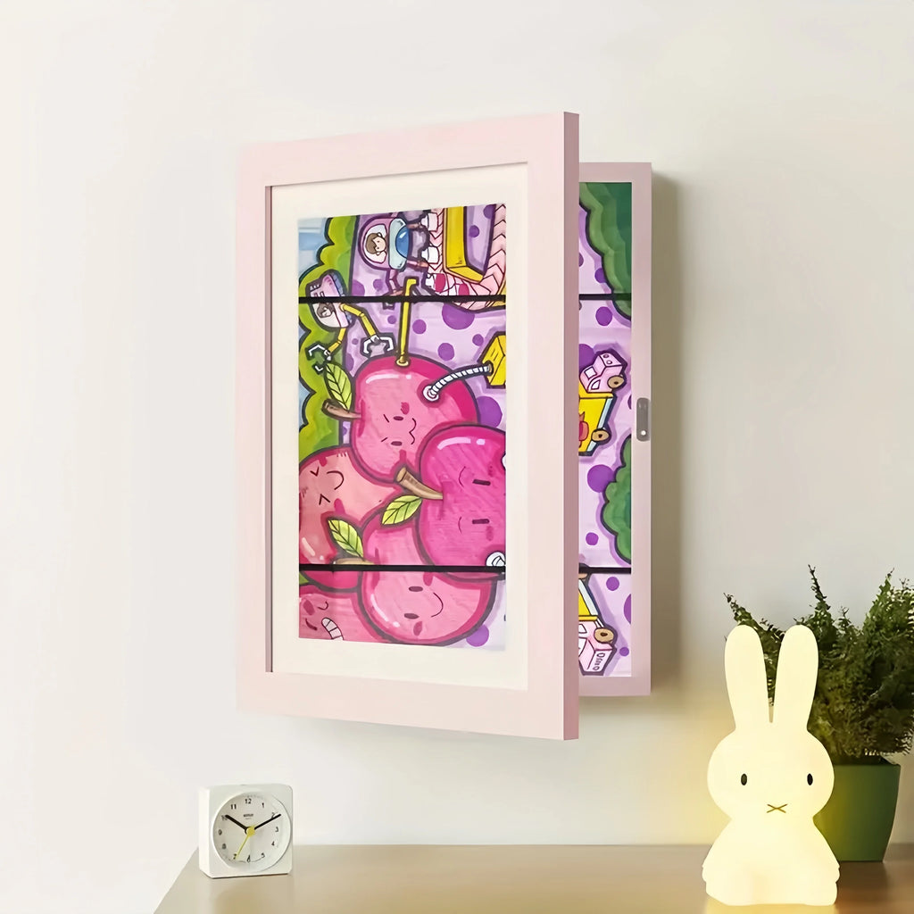 Cornice Ricordo - Cornice Per Disegni di Bambini — Rosa, foto 12
