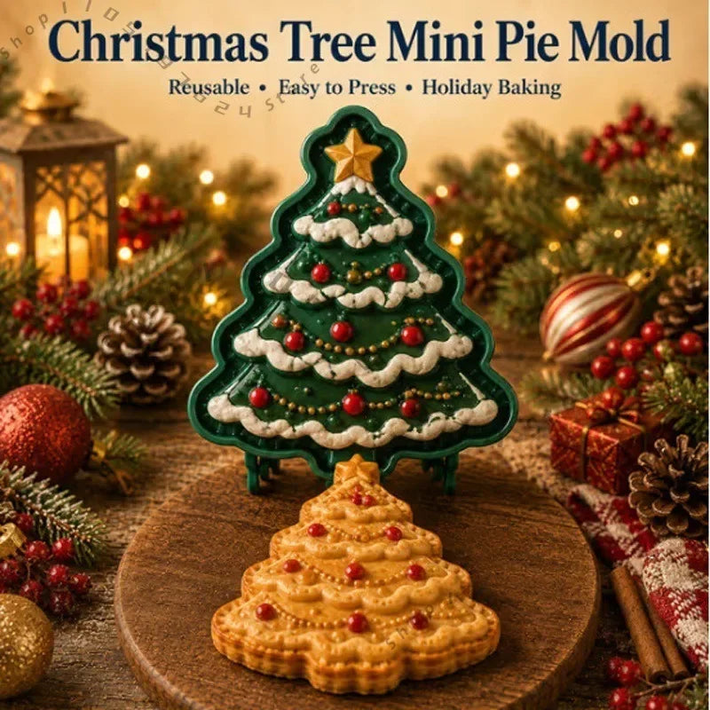 Collection de Moules à Mini-Tartes de Noël, Moules à Mini-Tartes Réutilisables pour les Fêtes, Formes de Père Noël, Bonhomme