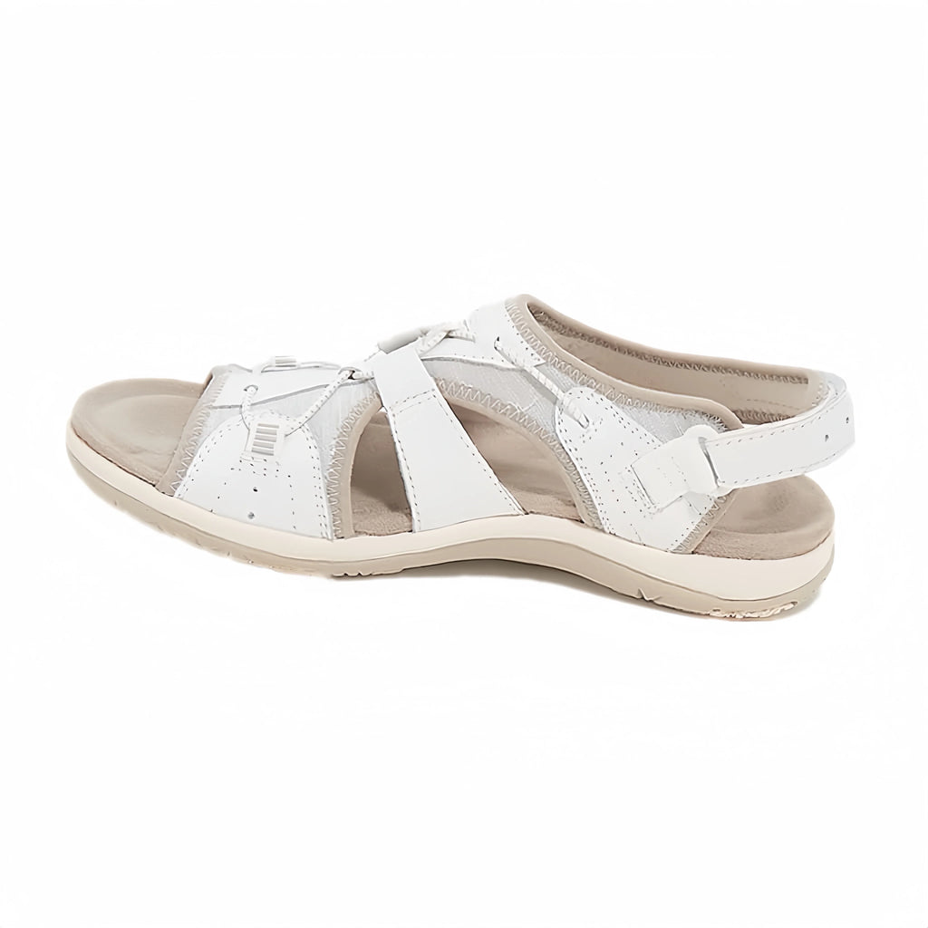 Orthopädische Sandalen für schmerzfreies Gehen — Weiß, Foto 9
